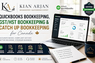 do quickbooks bookkeeping gst hst and catch up bookkeeping for canada