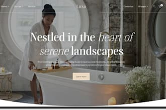 build  wix massage therapy website spa booking suana wellness website design