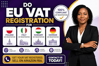 do eu vat registration for amazon fba, poland italy hungary, german vat