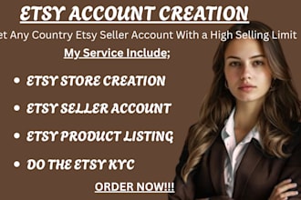 create etsy seller account for any country, do etsy account creation etsy store