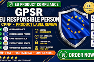 do gpsr compliance, eu responsible person, cpnp registration and product label