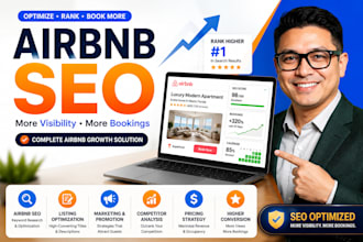 do airbnb marketing, airbnb listing optimization, SEO and booking promotion