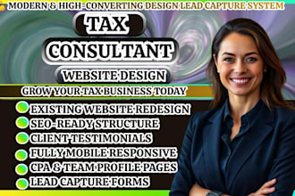 tax consultant website tax advisor website tax services website CPA website