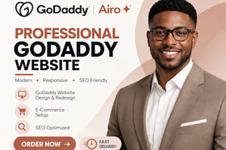 design godaddy website, develop godaddy website redesign, godaddy airo