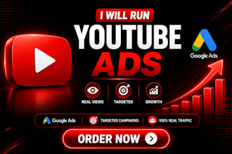 run youtube ads for organic views and channel promotion