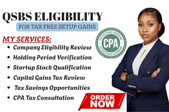 cpa analyze your qsbs eligibility for tax free setup gains