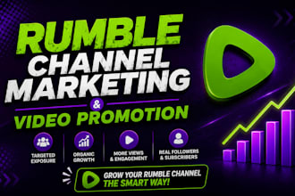 rumble channel marketing and rumble video promotion