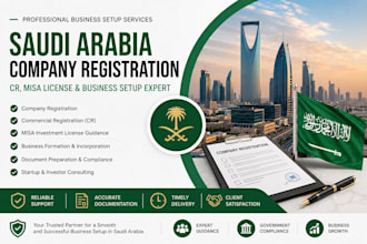 register your company in saudi arabia with cr and full misa license