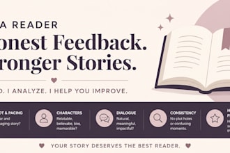 beta read for romance, dark romance, horror, thriller books