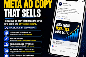 write high converting meta facebook instagram ad copy that sells