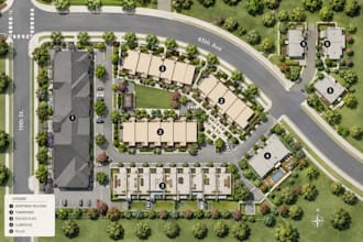 craft master plans, site plans and floor plans for projects