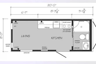 design shipping container home, architectural plans and 3d renders