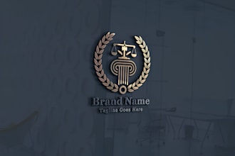 do a luxury attorney, law firm and legal logo with brand identity