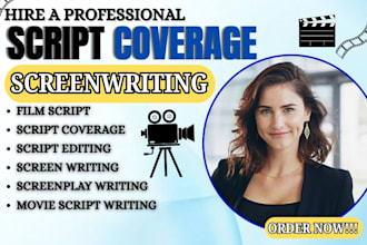 give your script coverage, screenplay feedback, notes, analysis, for TV pilot