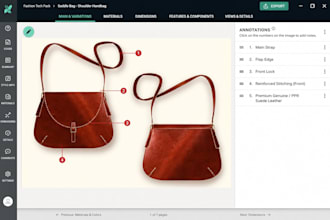 create bag tech pack for handbag backpack tote wallet and luggage manufacturing