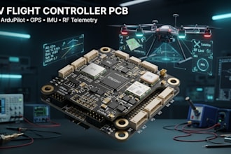 design automotive and drone pcb for uav, ecu, ev, bms, can bus and embedded sys