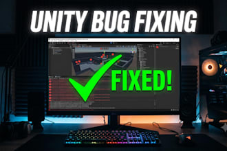 fix bugs, errors, and troubleshoot your unity game