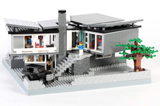 do 3d lego model design vehicles, houses, moc and technic car, with PDF manual