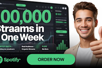 do organic spotify music promotion to real listeners