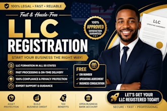 register USA llc registration llc formation ein get ein  for non resident
