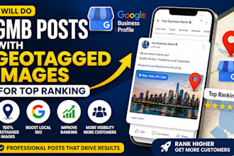 do gmb posts with geotagged images for top ranking
