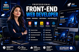 develop a responsive HTML CSS javascript website