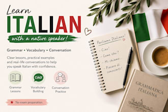 teach italian to english speakers