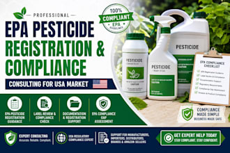 provide epa pesticide registration and epa compliance consulting for USA