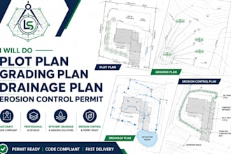 do plot plan, grading plan, drainage plan, erosion control permit