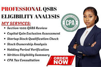 qsbs analysis to help maximize up to 100 percent capital gain exclusion