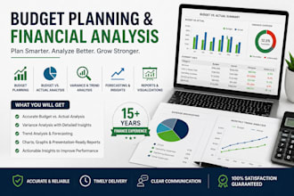 help you plan your finances through budgeting and analysis
