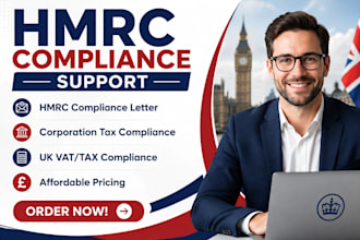 review your hmrc tax compliance, penalties, notices, and respond to hmrc letters