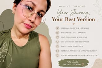 be your daily life coach for motivation, confidence and personal growth