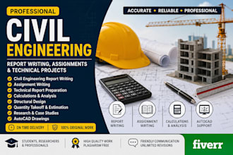 prepare civil engineering reports proposals feasibility studies case studies