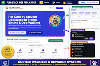 build custom websites, front end web applications and landing pages