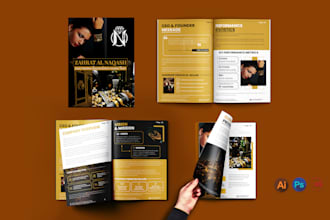 design a professional annual report, esg report and corporate report