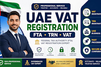 register uae vat trn and complete fta vat registration