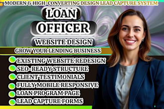 loan officer website, mortgage website, home loan website, lending website