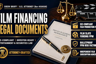 draft an attorney backed film slate funding ppm