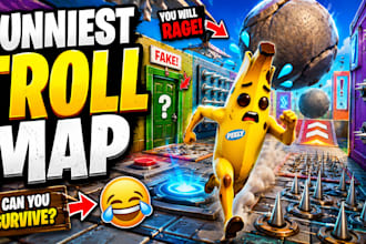 design a thumbnail for your fortnite map