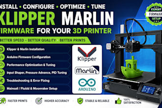 install configure optimize tune klipper marlin firmware for your 3d printer