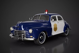 turn cad drawing to ready game mesh, 3d realistic car exterior design in blender