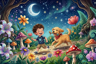 pinta ilustraciones en acuarela e ilustraciones para cuentos infantiles