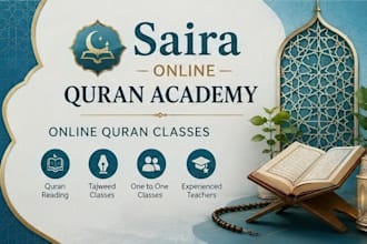 teach quran with proper tajweed and nazra