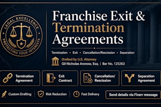 prepare a secure franchise exit contract for your business