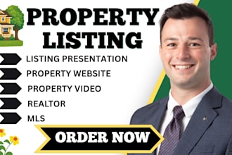design real estate brochure, flyer, listing presentation promo agent leads