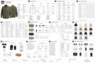 create varsity jacket, bomber jacket tech pack with fashion flats for production