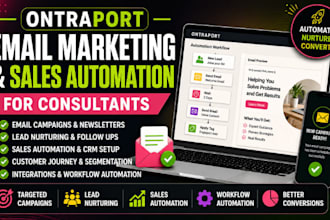 create ontraport email marketing campaign sales automation for consultants