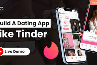 develop dating app clone like tinder, hinge, and bumble