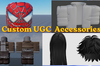 create custom roblox ugc accessories and unique face designs for avatars